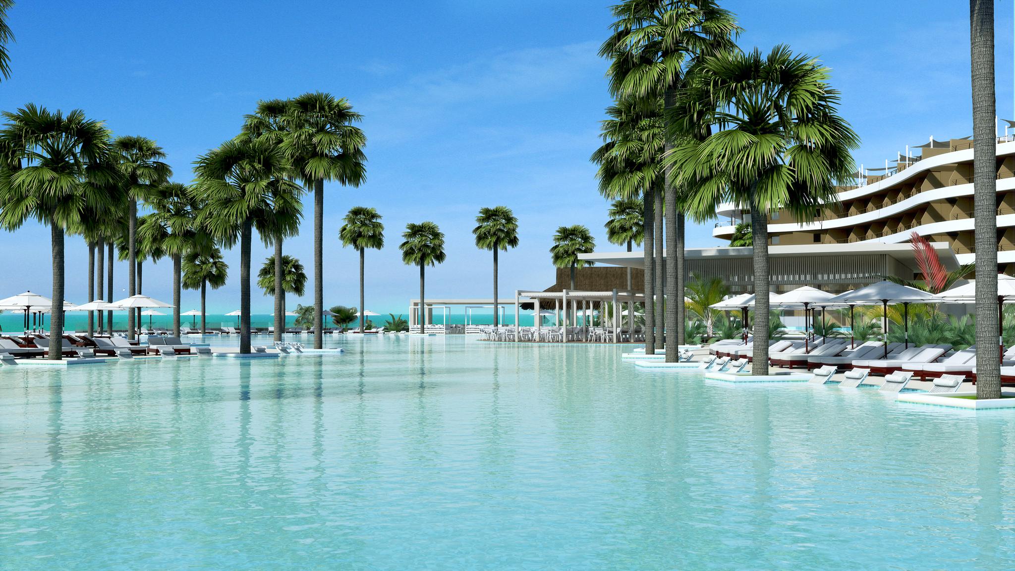 Ocean Coral Spring Resort Spring Rises Extérieur photo The pool at the hotel
